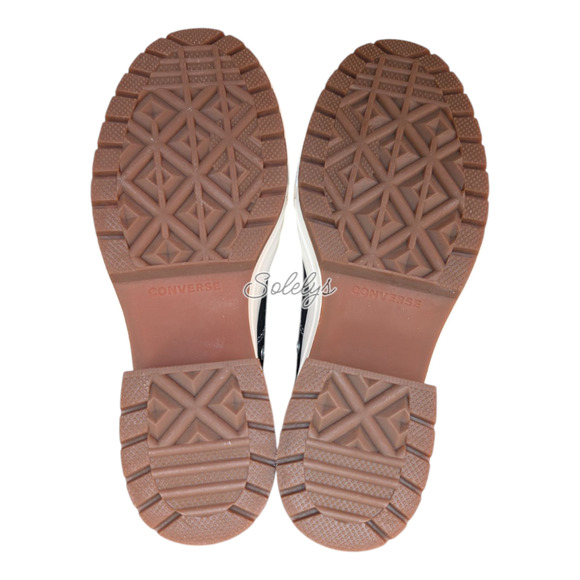 Converse Chuck 70 De Luxe Heel Platform Black Egret Sneaker Boot Womens 7.5 NEW - Picture 9 of 10